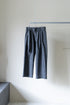 【Blanc YM】"Silk Denim Wide Pants"